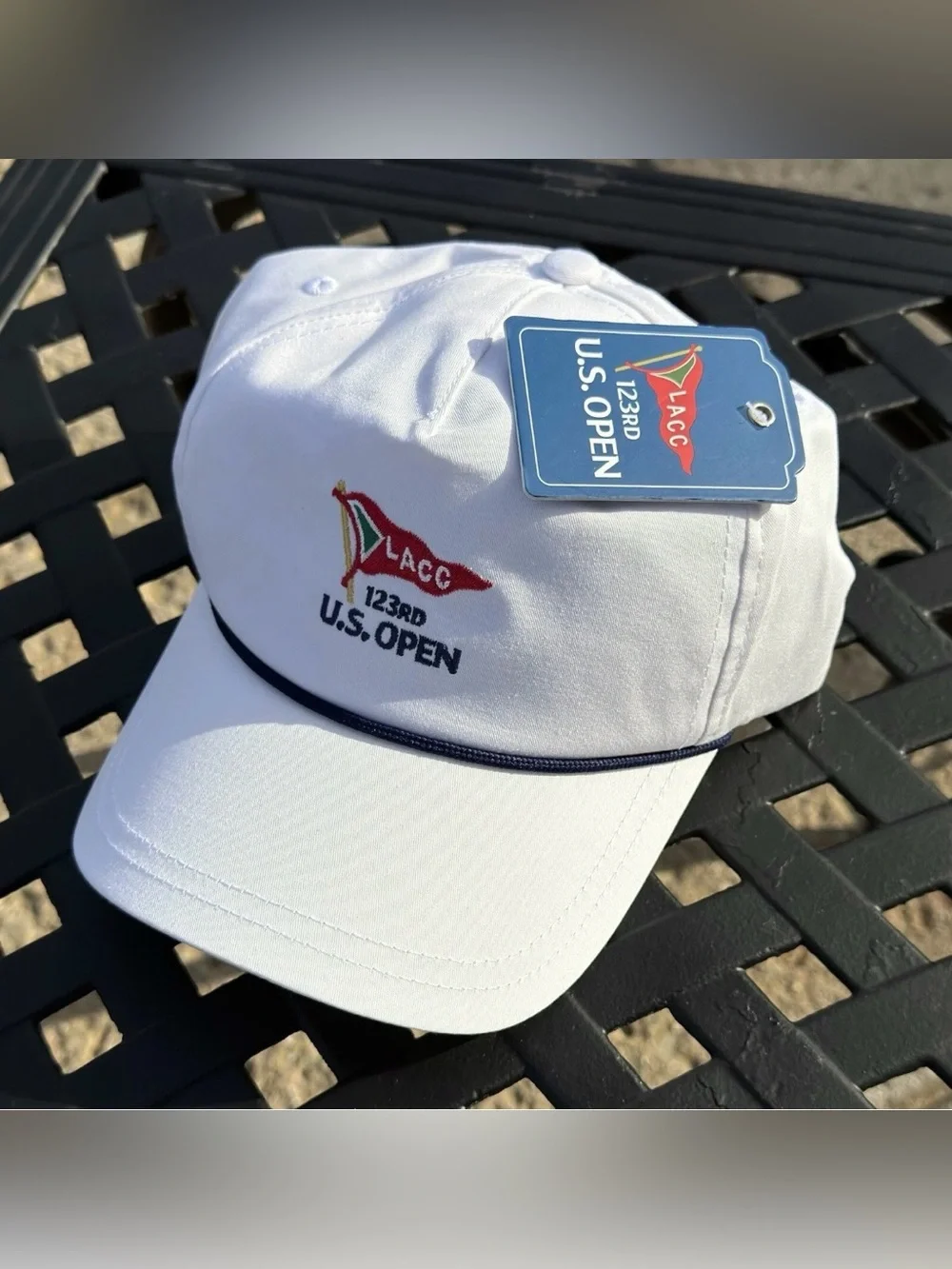 NWT 2023 LACC Los Angeles LA Country Club 123rd US Open Men's Rope Hat Cap